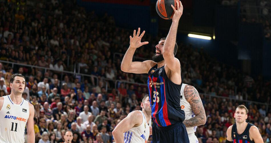 Η Μπαρτσελόνα επιβιώνει από μια σκληρή μάχη εναντίον της Ρεάλ Μαδρίτης για να πάρει μία νίκη στους τελικούς