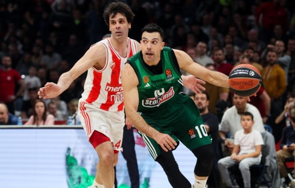 Ερυθρός Αστέρας – Παναθηναϊκός 76-89: Σλούκας και ο Λεσόρτ οδήγησαν τον Παναθηναϊκό στο Βελιγράδι Panathinaikos Crvena Zvezda