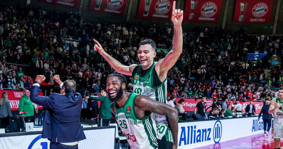 Μπάγερν – Παναθηναϊκός 75-82: Δυσκολεύτηκε πολύ αλλά τα κατάφερε και αγκάλιασε την 2η θέση