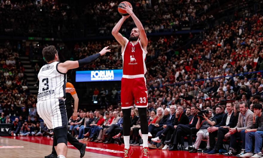 Αρμάνι Μιλάνο – Βίρτους Μπολόνια 90-75: Εύκολη νίκη, συνεχίζει να ελπίζει για τα Play-In