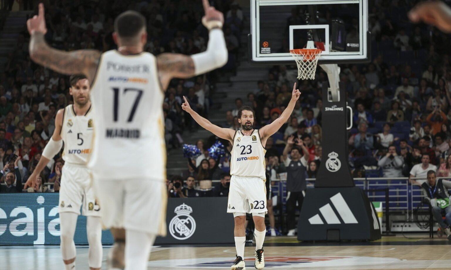 Ρεάλ Μαδρίτης – Μπασκόνια 90-74: Με ευκολία έκανε το 1-0