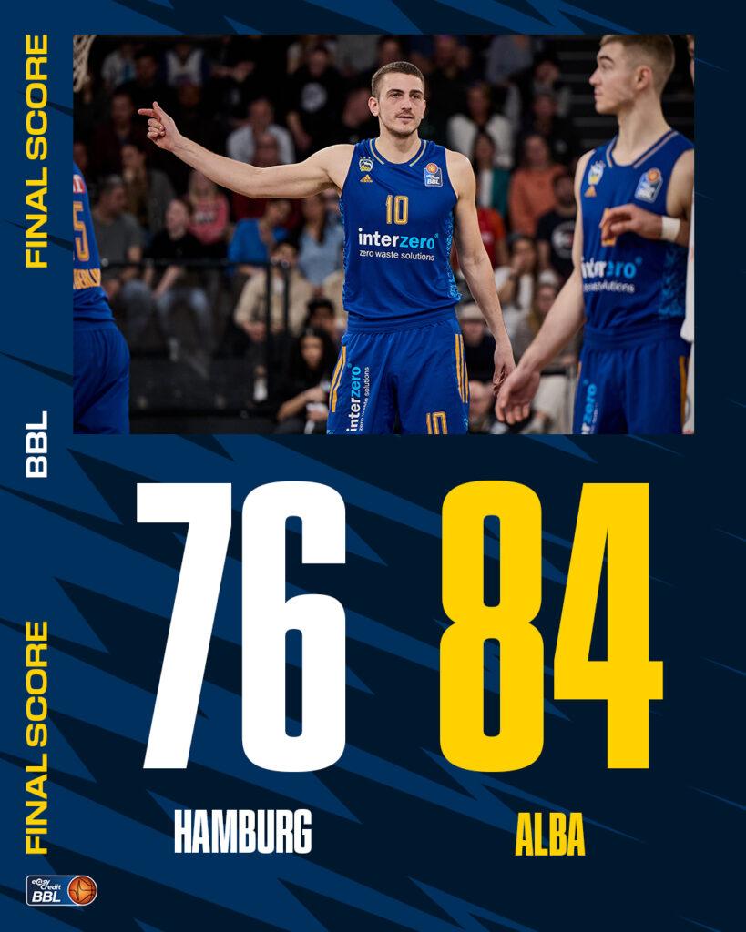 Με νίκη απέδρασε η ΑΛΜΠΑ Βερολίνου από το Αμβούργο