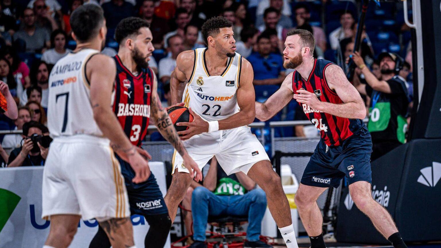 Ρεάλ Μαδρίτης – Μπασκόνια 106-100: Η Μπασκόνια χάνει τα πλέι οφ της ACB, η Ουνικάχα στην κορυφή