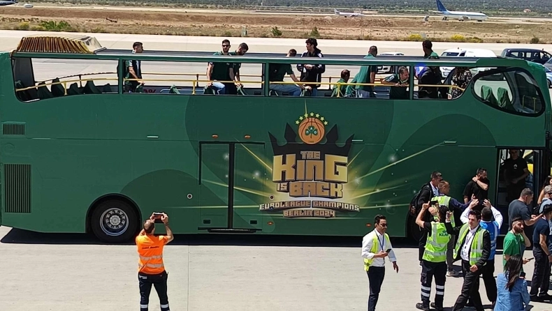 Παναθηναϊκός, Final Four 2024: Το ανοικτό λεοφωρείο που θα μεταφέρει τους πρωταθλητές