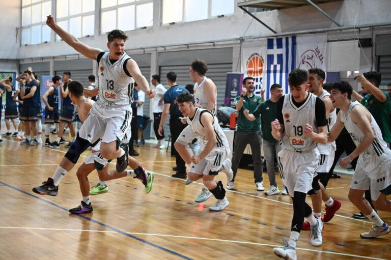 Πανελλήνιο Εφήβων, Final 8 (θ.1-4): Παναθηναϊκός – ΔΕΚΑ 70-69 (pics)