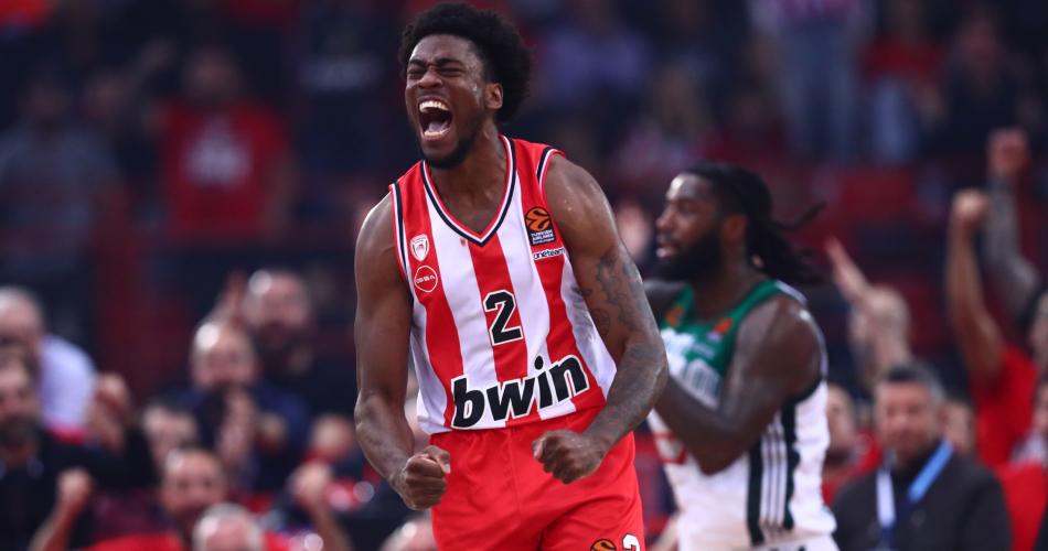 Ολυμπιακός: Ο Ράιτ εκτός της Stoiximan Basket League, μέσα ο Μιλουτίνοφ