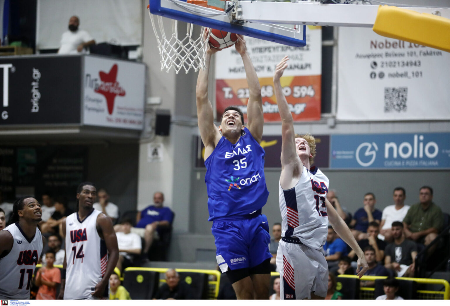 Νέων Ανδρών: Ελλάδα – Επίλεκτοι ΗΠΑ 86-74 (pics)