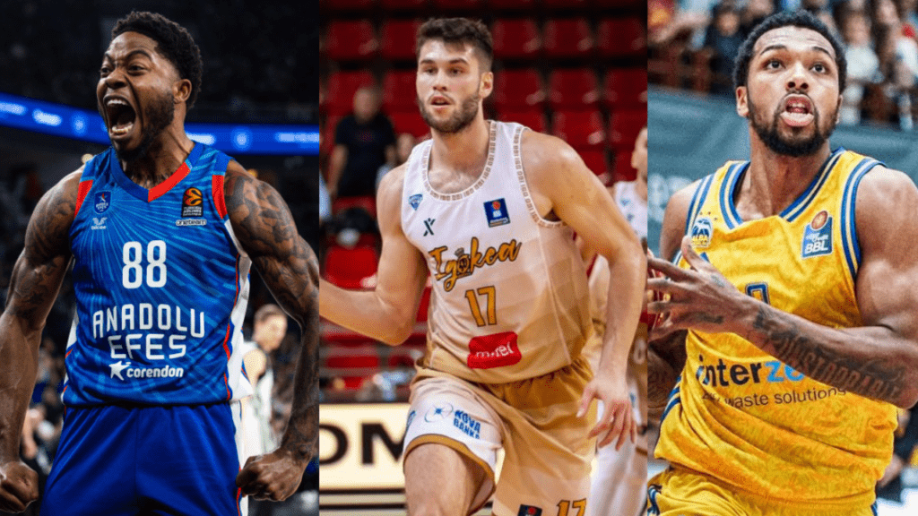 Οι Στέρλινγκ Μπράουν, Ταϊρίκ Τζόουνς και Μάριο Νάκιτς στο δρόμο για την Παρτιζάν Brown-Jones-Nakic