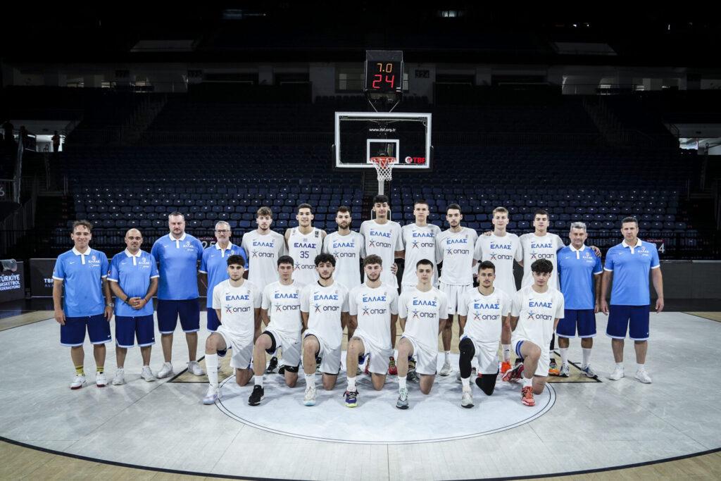 Νέων Ανδρών: Τουρκία – Ελλάδα 86-75