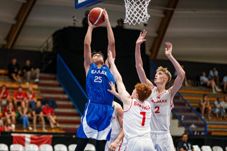 Εφήβων: Δανία-Ελλάδα 87-95