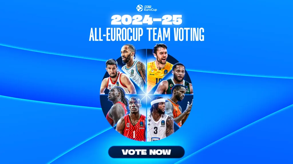 Eurocup: Ψηφίστε για την καλύτερη πεντάδα και τον MVP της διοργάνωσης