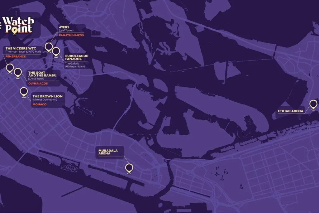 Euroleague Final Four: Τέσσερα σημεία για watch party στο Άμπου Ντάμπι από την Euroleague