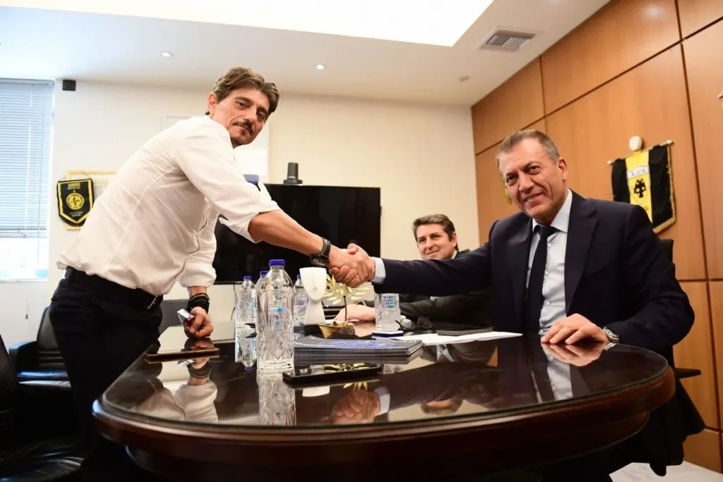 Φωτογραφίες από την συνάντηση Βρούτση – Γιαννακόπουλου