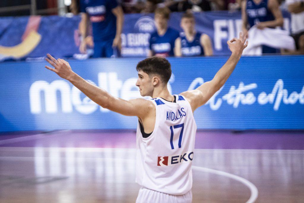 Ευρωμπάσκετ U20: Ελλάδα – Φινλανδία 85-78