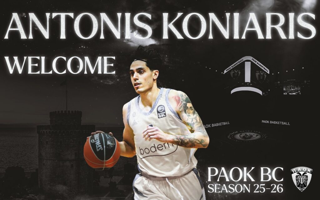ΠΑΟΚ: Ανακοίνωσε τον Αντώνη Κόνιαρη