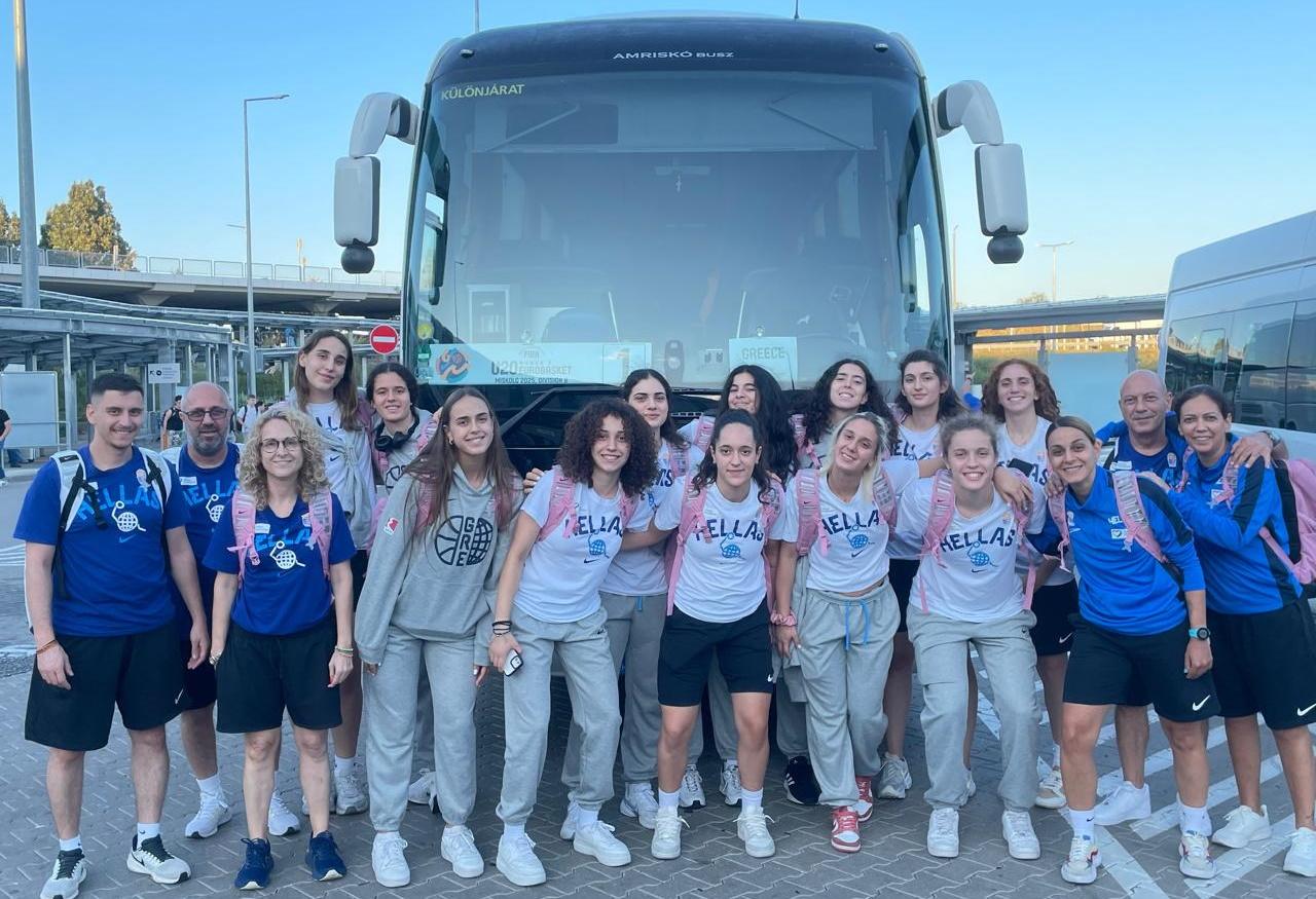 Νέων Γυναικών: Έφτασε στην Ουγγαρία η αποστολή της Εθνικής