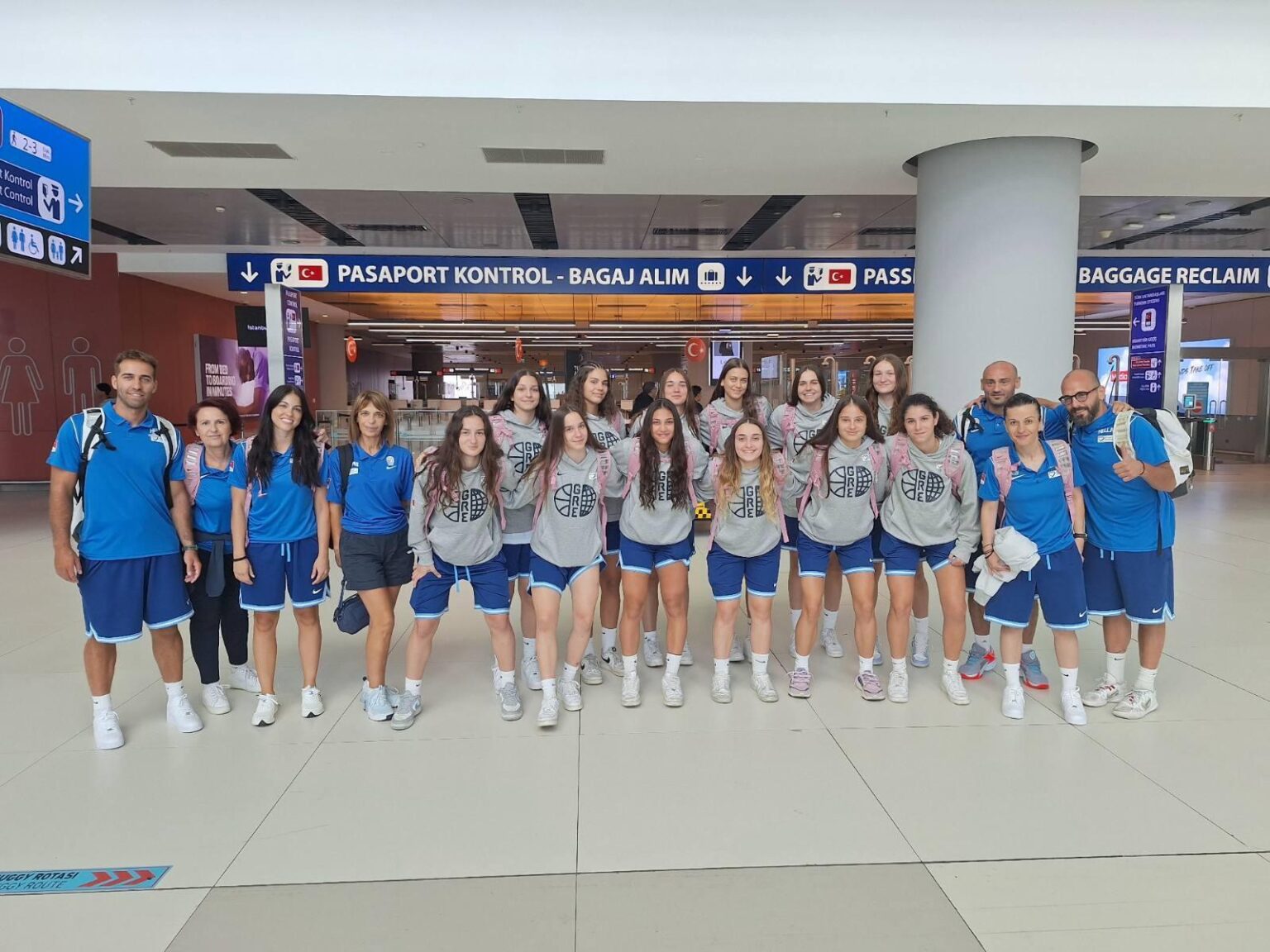 Κορασίδων: Στην Κωνσταντινούπολη για το Ευρωμπάσκετ η αποστολή της Εθνικής