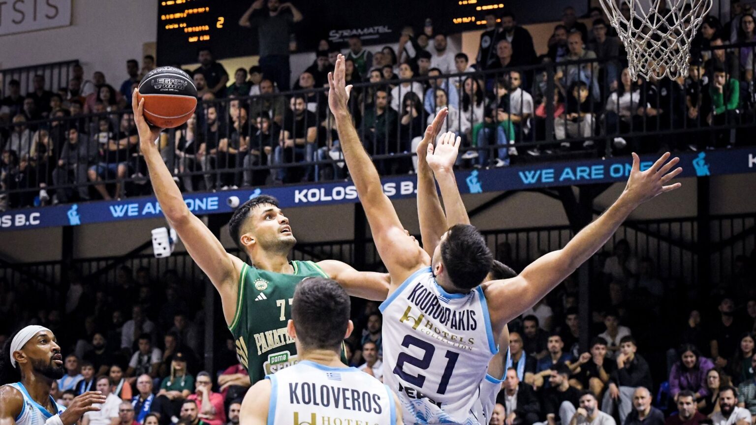 Επιβλητικός Παναθηναϊκός στη Ρόδο: Άνετη νίκη 90-67 επί του Κολοσσού