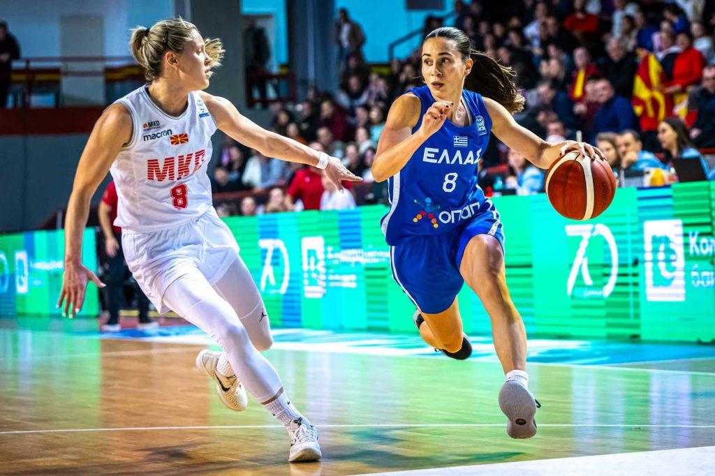 Εθνική Γυναικών: Σκόπια-Ελλάδα 84-101