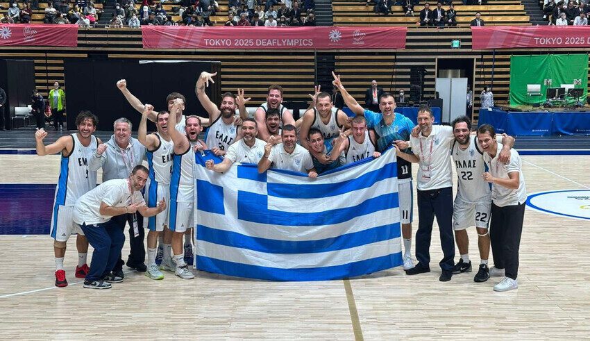 Χάλκινο μετάλλιο για την Εθνική Κωφών στο Τόκιο μετά τη νίκη επί του Ισραήλ με 78-67