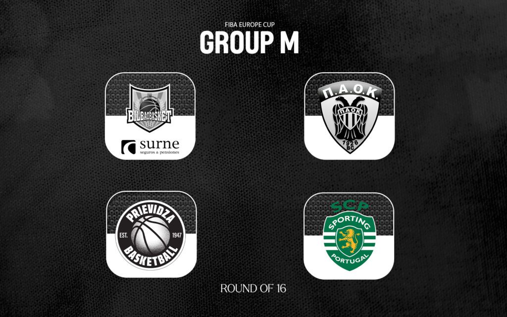 ΠΑΟΚ στο FIBA Europe Cup: Το πρόγραμμα και οι αντίπαλοι στη φάση των «16»