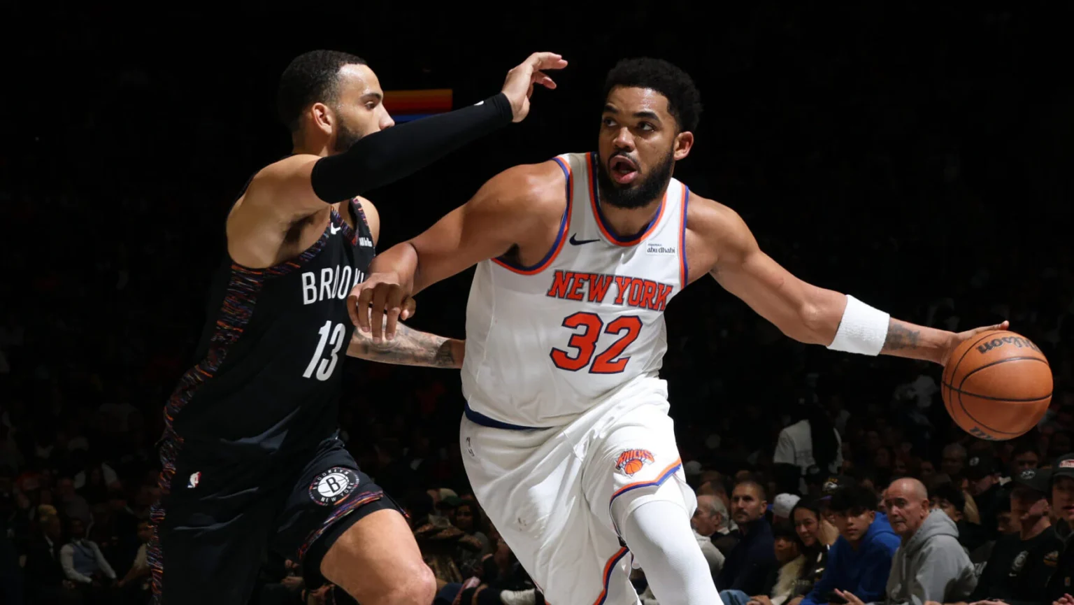 Νετς – Νικς 100-113: Ο τρομερός Τάουνς οδήγησε τη Νέα Υόρκη στη 12η σερί νίκη στο τοπικό ντέρμπι